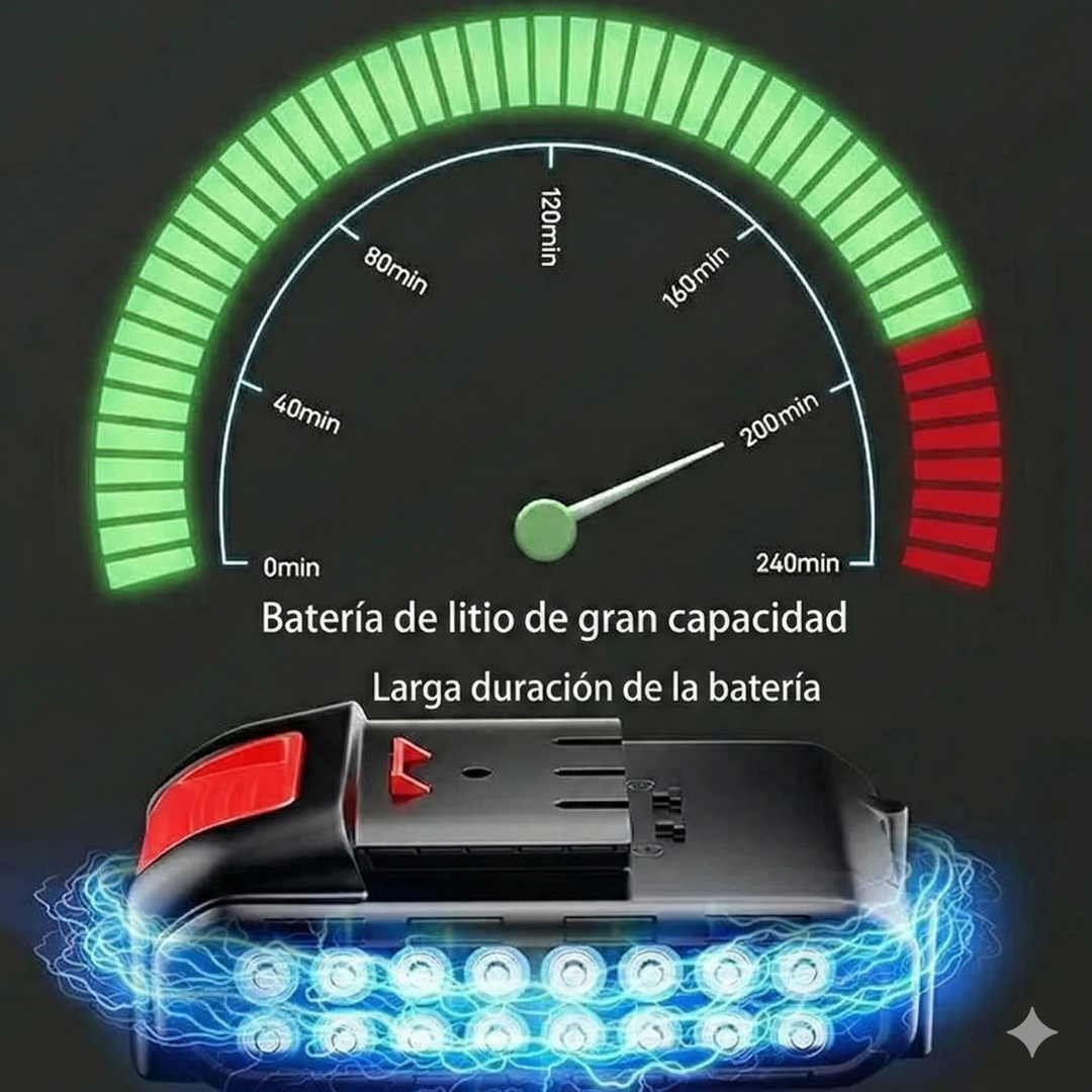 Podadora de cesped recargable