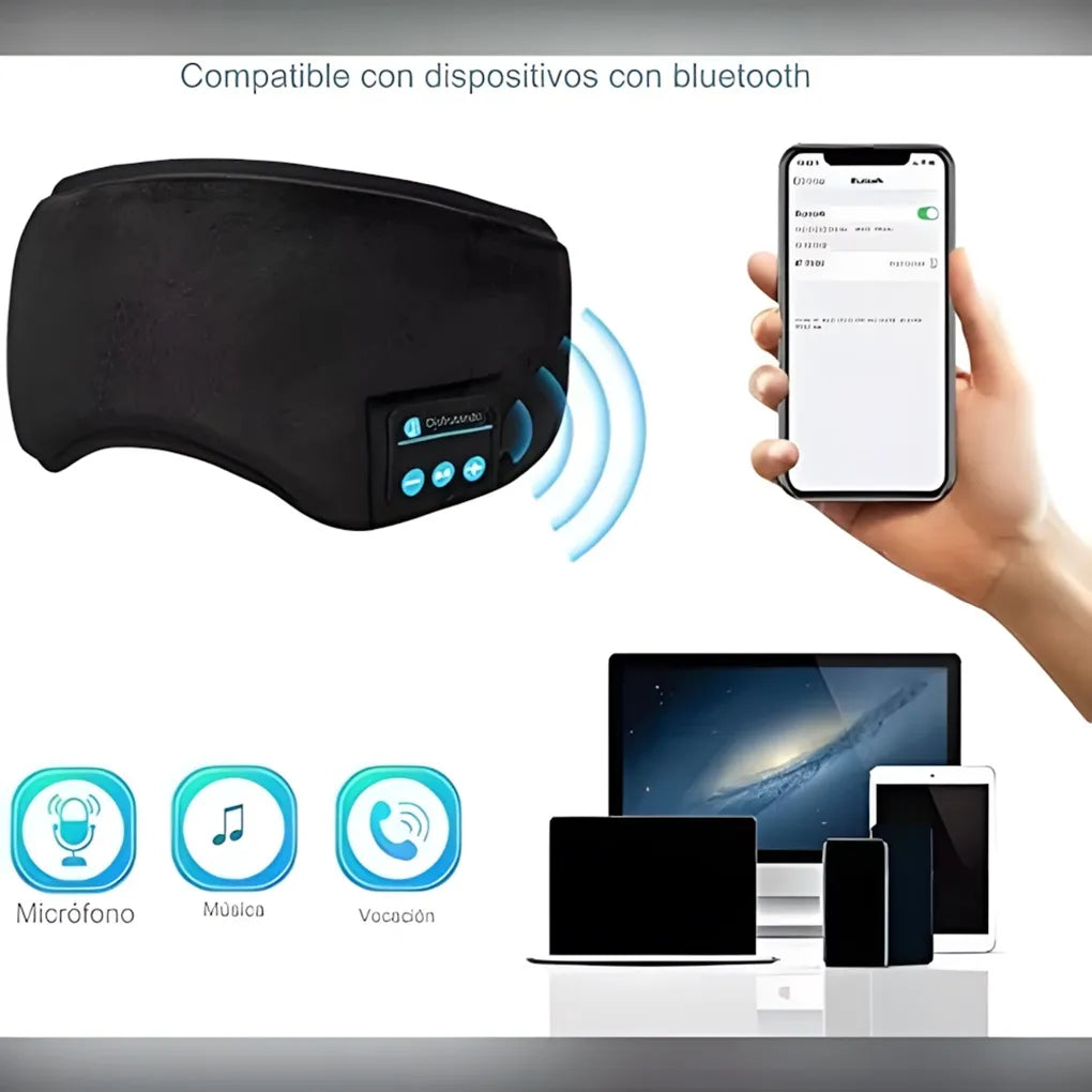 Antifaz Par Dormir Con Bluetooth