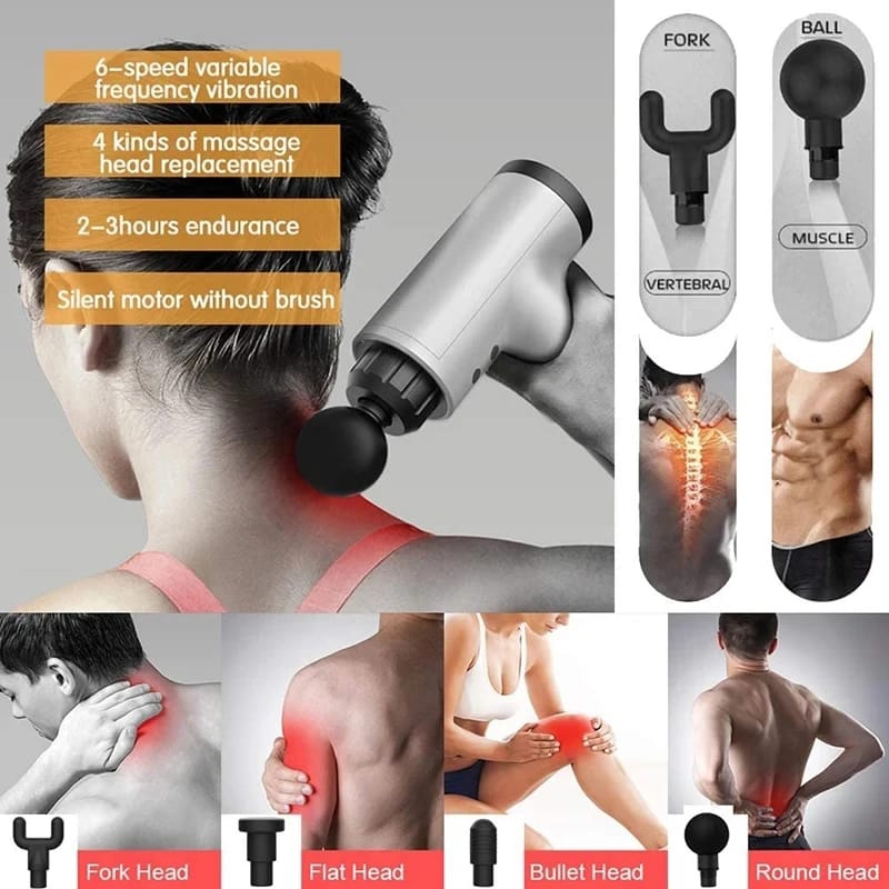 Masajeador Corporal 6 Velocidades Recargable