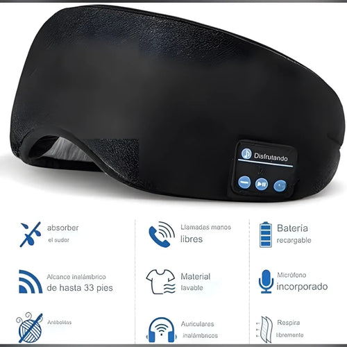 Antifaz Par Dormir Con Bluetooth